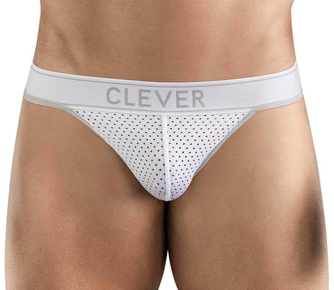 Clever Moda Ambar Thong White Men's Underwear