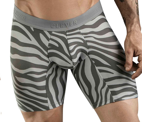 Clever Moda Cebra Long Boxer Men's Underwear