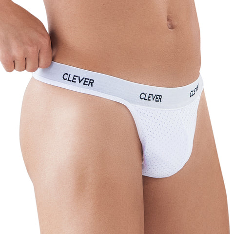Clever Moda Thong Latin Lust White Men's Underwear