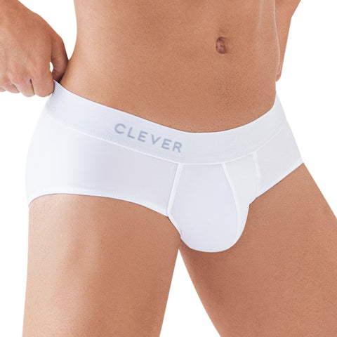 Clever Moda Brief Classic Match White Men's Underwear