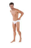 Clever Moda Latin Brief White Men's Underwear