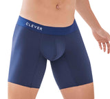 Clever Moda Caribbean Long Boxer Cotton Dark Blue Men's Underwear