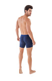 Clever Moda Caribbean Long Boxer Cotton Dark Blue Men's Underwear