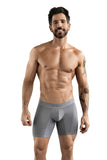 Clever Moda Caribbean Long Boxer Cotton Grey Men's Underwear