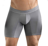 Clever Moda Caribbean Long Boxer Cotton Grey Men's Underwear