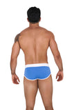 Clever Moda Tethis Piping Brief Blue Men's Underwear