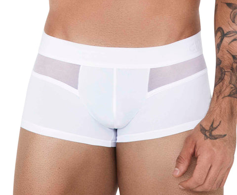 Clever Moda Boxer Caspian Trunk White Men's Underwear