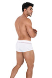 Clever Moda Boxer Caspian Trunk White Men's Underwear