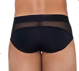 Clever Moda Caspian Piping Brief Black Men's Underwear