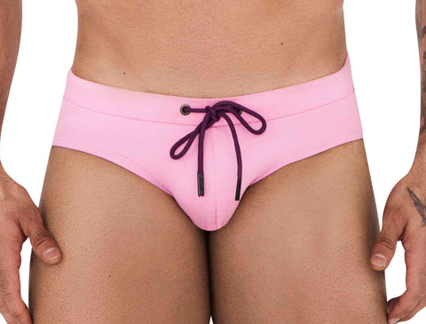 Clever Moda Acqua Swimsuit Brief Pink Men's Underwear