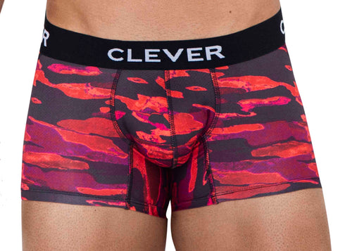 Clever Moda Boxer Navigate Trunks Red Men's Underwear