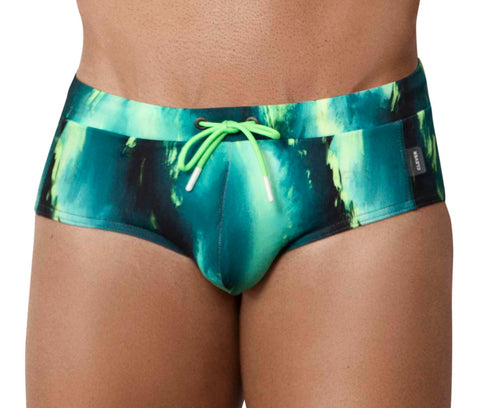 Clever Moda Torry Verde Swimsuit Brief