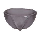 Clever Moda Destellos Brief Bikini Silver Men's Underwear
