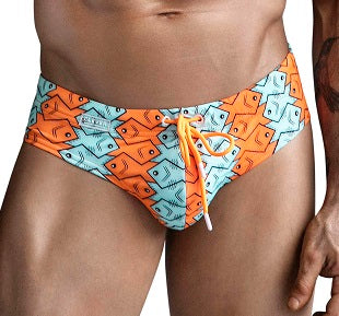 Clever Moda Oceallaris Swimsuit Brief Men's Underwear