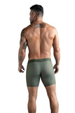 Clever Moda Masculine Long Boxer Green Men's Underwear