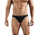 Clever Moda Ambar Thong Black Men's Underwear