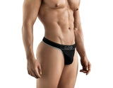Clever Moda Ambar Thong Black Men's Underwear