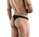 Clever Moda Ambar Thong Black Men's Underwear