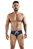 Clever Moda Valencia Swimsuit Brief Dark Blue Men's Swimwear