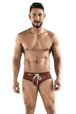 Clever Moda Valencia Swimsuit Brief Ocher Men's Swimwear