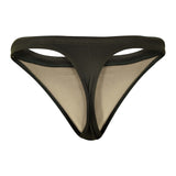 Clever Moda Swimsuit Thong Green Men's Swimwear