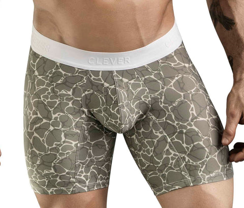 Clever Moda Mar Long Boxer Grey Men's Underwear
