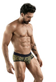 Clever Moda Mar Piping Brief Green Men's Underwear