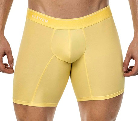 Clever Moda Atena Long Boxer Yellow Men's Underwear