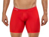 Clever Moda Atena Long Boxer Red Men's Underwear