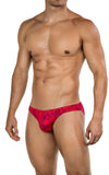 Clever Moda Latin Brief Helion Red Men's Underwear
