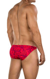 Clever Moda Latin Brief Helion Red Men's Underwear