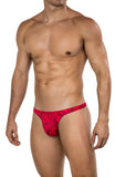 Clever Moda Helion Thong  Red Men's Underwear