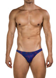 Clever Moda Helion Thong  Blue Men's Underwear
