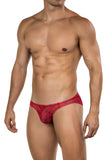 Clever Moda Latin Brief Calipso Red Men's Underwear
