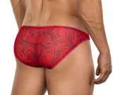 Clever Moda Latin Brief Calipso Red Men's Underwear