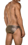 Clever Moda Latin Brief Atlas Gold Men's Underwear