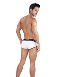 Clever Moda Clever Piping Brief White Men's Underwear