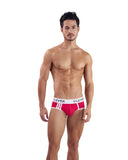 Clever Moda Clever Piping Brief Red Men's Underwear