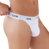 Clever Moda Thong Venture White Men's Underwear