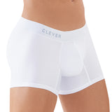 Clever Moda Boxer Classic Match White Men's Underwear