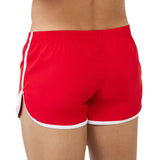 Clever Moda Swim Atleta Short Summer Red Men's Swimwear