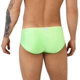 Clever Moda Swim Brief Tropic Green Men's Swimwear