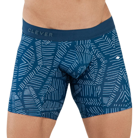 Clever Moda Long Boxer Argovia Dark Blue Men's Underwear