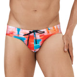 Clever Moda Swim Brief Jura Orange Men's Swimwear