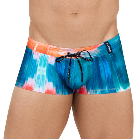 Clever Moda Swim Short Jura Orange Men's Swimwear