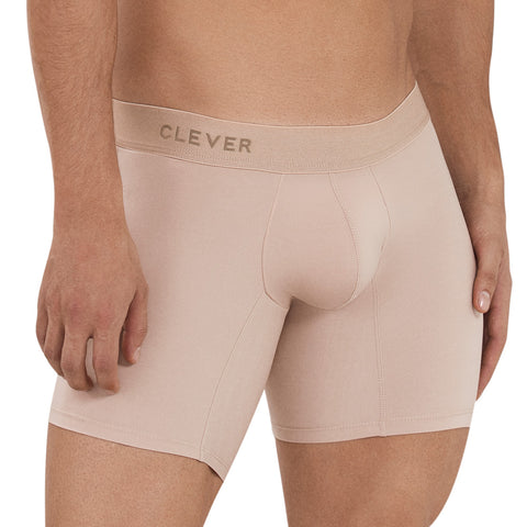 Clever Moda Long Boxer Natura Beige Men's Underwear