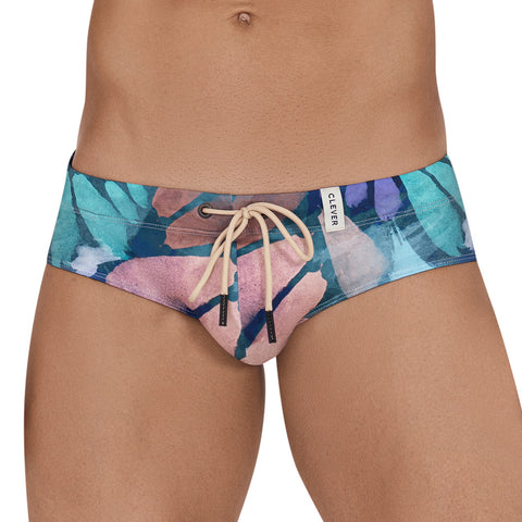 Clever Moda Swim Brief Serene Green Men's Swimwear