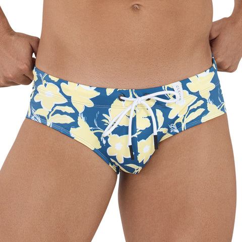 Clever Moda Swim Brief Fortune Yellow Men's Swimwear